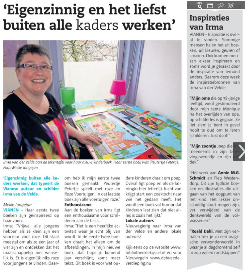 Interview in de Molenkruier